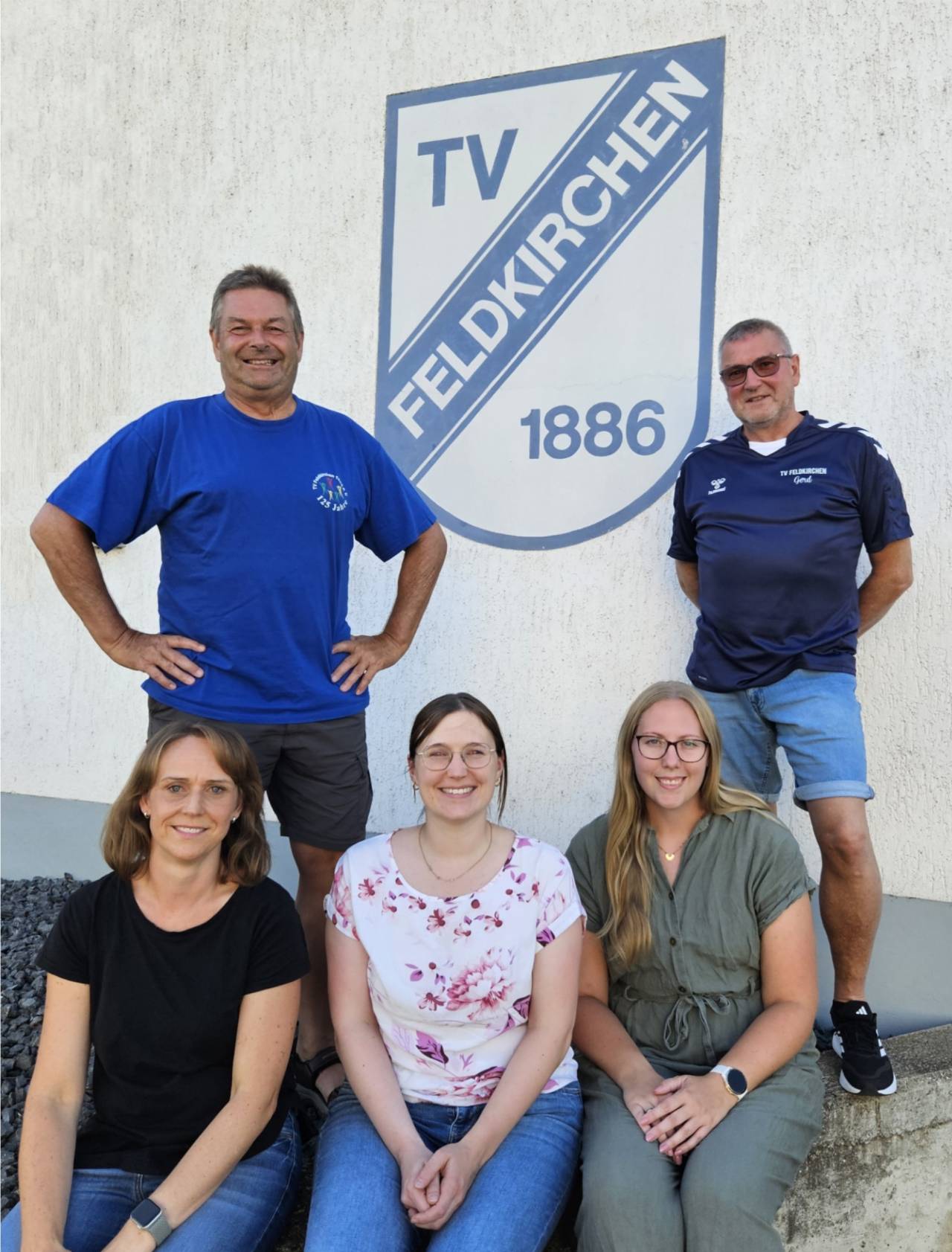 von links stehend: Manfred Jäger, Gerd Jäger - sitzend: Judith Neitzert, Veronika Haag, Rebecca Klevenhaus